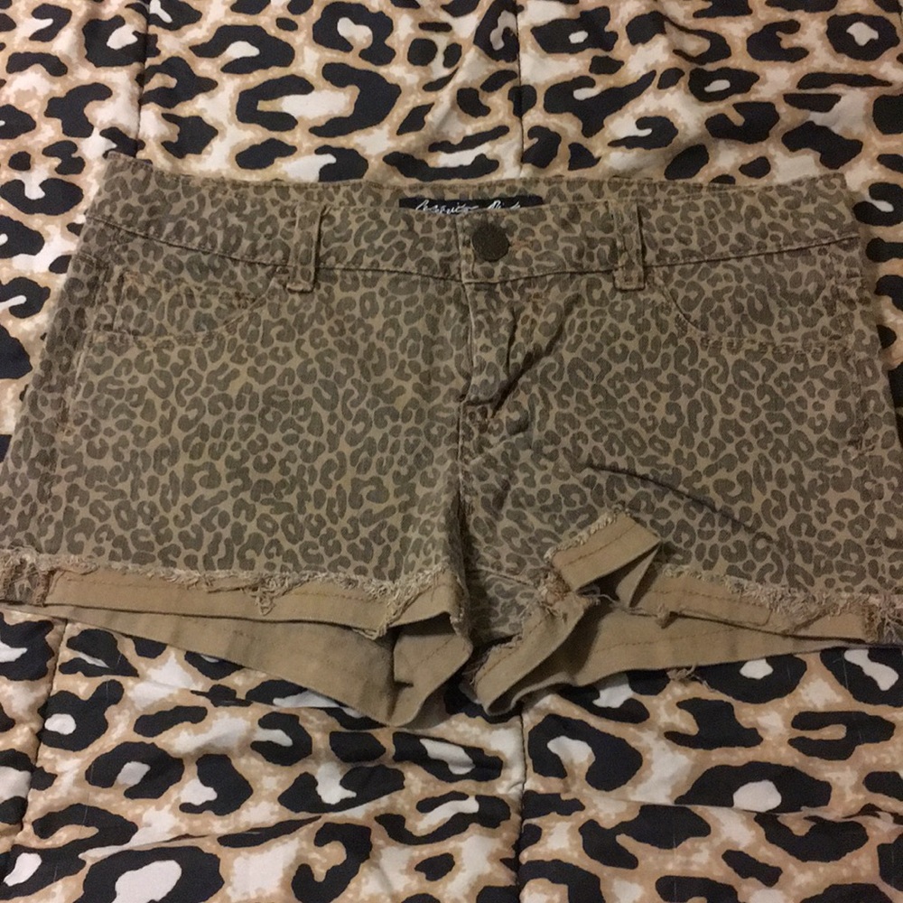Cheetah print shorts size 9